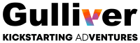 The Gulliver logo with tag line "Kickstarting Adventures"
